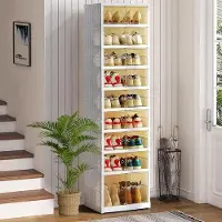 OEM Boîte à chaussures pliable et transparente avec couvercle, 9 étages, grande taille