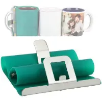 OEM Feuille de transfert en silicone pour impression par sublimation, mug à café de 35 cl, couleur mousseline, pince de fixation