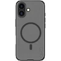 NILLKIN Super Frosted PRO Magnetic Back Cover für Apple iPhone 17 Transparent Schwarz (Apple iPhone 17), Coque pour téléphone portable, Transparent, Noir