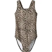 Name it Maillot de bain 'NMFZanimal' crème / brocart / brun foncé