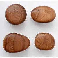 OEM Quatre crochets en bois faits main, des accroches décoratives en bois, des ornements en bois