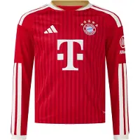Adidas T-Shirt fonctionnel 'FC Bayern München Home 26/27' rouge / rouge foncé / blanc