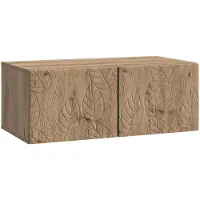 Syfax Meuble TV mural 59,5 x 31 cm Chêne artisanal Bois d'ingénierie