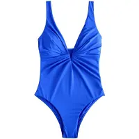 Next Maillot de bain modelant bleu roi