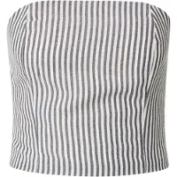 STUDIO SELECT Haut 'Emma' gris foncé / blanc