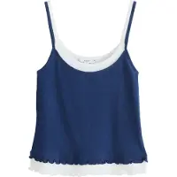 Next Haut bleu marine / blanc