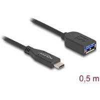 DeLOCK Câble USB 10 Gbps USB Type-C mâle vers Type-A femelle