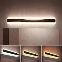 Doporro Lampe pour miroir 20W LED Salle de Bain 1910 Lumen 60cm Applique Mural Chrome 3 Niveaux de Luminosité Réglables LumaRay