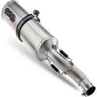 Gpr Exclusive Satinox Triumph Tiger 900 Gt/pro/rally Pro 24-25 Homologated Slip On Muffler Argenté Homologated