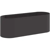 vidaXL Jardinière surélevée pour le jardin, noire, 120 x 40 x 40 cm, en acier