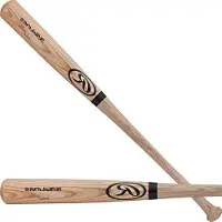 Famanu Batte de baseball unisexe Schlagholz en bois, multicolore, taille unique