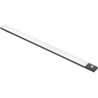 Emuca Apply Rechargeable Led By Usb Kaus Black With Movement Sensor Argenté
