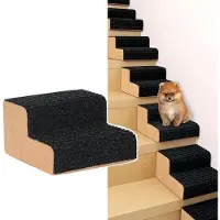 OEM Tours d'escalier pour chiens, écologiques, pour l'intérieur et l'extérieur, moquette résistante, surface antidérapante, pour chiots