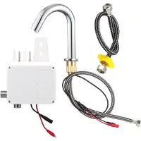 OEM Robinet à capteur à induction automatique G1/2 pouce - Robinet d'eau froide àunique - Avec boîtier de- Infrarouge - Alimenté par piles - Modèle court