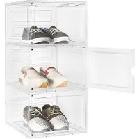 OEM Lot de 3 boîtes à chaussures transparentes