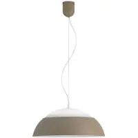 Eglo Lampe suspendue Marghera taupe Ø 65cm