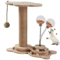 OEM Présentoir sur pied - Bois naturel - 46,5 cm - Couleur bois