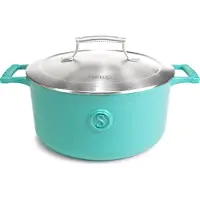 Saveur Selects Casserole Voyage - Blue - Ø 25 cm / 4,7 litres - surface émaillée antiadhésive