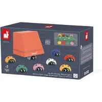 Janod - Jeu de mémoire coccinelle - Jeu éducatif en bois pour enfants