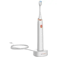 Concept ZK5000, adulte, brosse à dents sonique, nettoyage en profondeur, polissage, dents sensibles, poils souples, blanchiment, blanc, 40 000 mouvements par minute, blanc