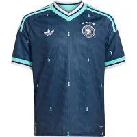 Adidas Germany 26/27 Away Junior Short Sleeve T-shirt Bleu 7-8 Years Enfants