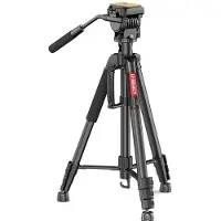 Ulanzi Statyw Statyw Monopod 183 Flat Lay Głowica Olejowa Do Aapratu Kamery / Vt-02 Select (Métal), Trépied, Noir