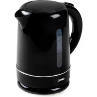 Domo DO9256WK, 1,7 l, 2200 W, noir, plastique, indicateur de niveau d'eau, sans fil