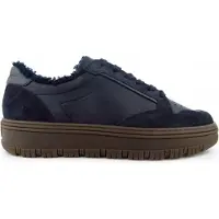 Paul green Nubuk Calf space chaussures à lacets sportives bleues en taille 42