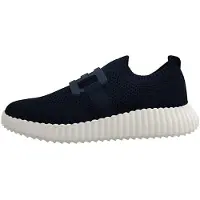 La strada Femmes Chaussures basses Slipper Bleu Loisirs, Taille:41 EU