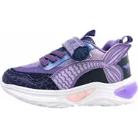 Kangaroos K-SLG Bora EV, chaussures pour enfants, modèle pour filles, chaussures basses, chaussures d'escalade, couleur violette, pour le quotidien