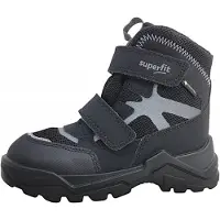 Superfit Snow Max, chaussures pour enfants, bottes d'hiver pour garçons, couleur noire, modèle de loisirs