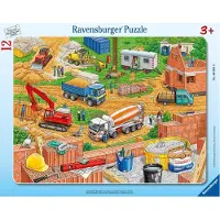 Ravensburger 12 pièces Kinder Puzzle cadre Travail sur le chantier 06058