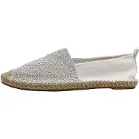 ILC : Chaussures pour femmes, chaussures basses, mocassins, couleur blanche, style décontracté