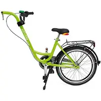 Roland Remorque add + vélo vert, 20 pouces, sans dérailleur avec roue libre