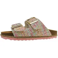 Jane Klain : Chaussures pour femmes, sandales, semelle intérieure, rose, chaussures de loisirs