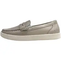 Waldlaufer Chaussures de randonnée H-Daisy pour femmes, chaussures basses, mocassins, pantoufles, couleur gris, pour le quotidien