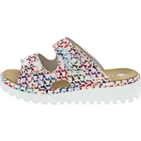 Rieker Chaussons d'intérieur pour femmes, modèle pantoufle, multicolore, pour les loisirs