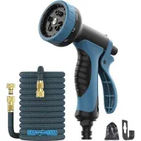 OEM Tuyau d'arrosage extensible de 15 m avec pistolet de pulvérisation à 10 fonctions