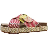 Post Xchange : Chaussures pour femmes, sandales, couleur rouge, style décontracté