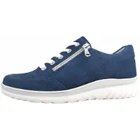 Semler Lena : chaussures de sport à lacets, couleur bleue, pour le quotidien
