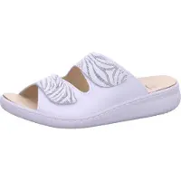 Belvida - Sandales plates pour femmes, couleur blanche, style décontracté
