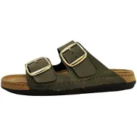 Jane Klain : Chaussures, pantoufles, sandales, couleur verte, pour le quotidien