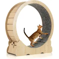 Northix Roue d'exercice pour chat avec verrou, 101 cm, conception silencieuse