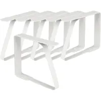 Merkloos 6 supports de table, dimensions 8 x 7 cm, pour l'extérieur