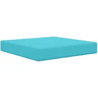 vidaXL Coussin de canapé d'extérieur Turquoise 60 x 60 x 8 cm