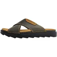 Lumberjack Chaussures de travail pour bûcherons, sandales en cuir marron, chaussures de loisirs