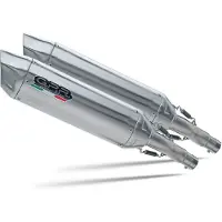 Gpr Exclusive Furore-x Inox Double Ducati Monster 695 06-08 D.15.2.fxsc Homologated Slip On Muffler Argenté Homologated