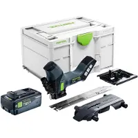 Festool ISC 240 EB-Basic Scie à isolation sans fil 18 V 240 mm + 1x batterie 8,0 Ah + chargeur rapide + Systainer