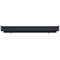 vidaXL Store latéral pour balcon, 80 x 250 cm, 100% polyester, fer et acier