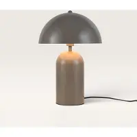LUSENZ - Lampe de table Asteri 25W E14 Métal taupe IP20 intérieur